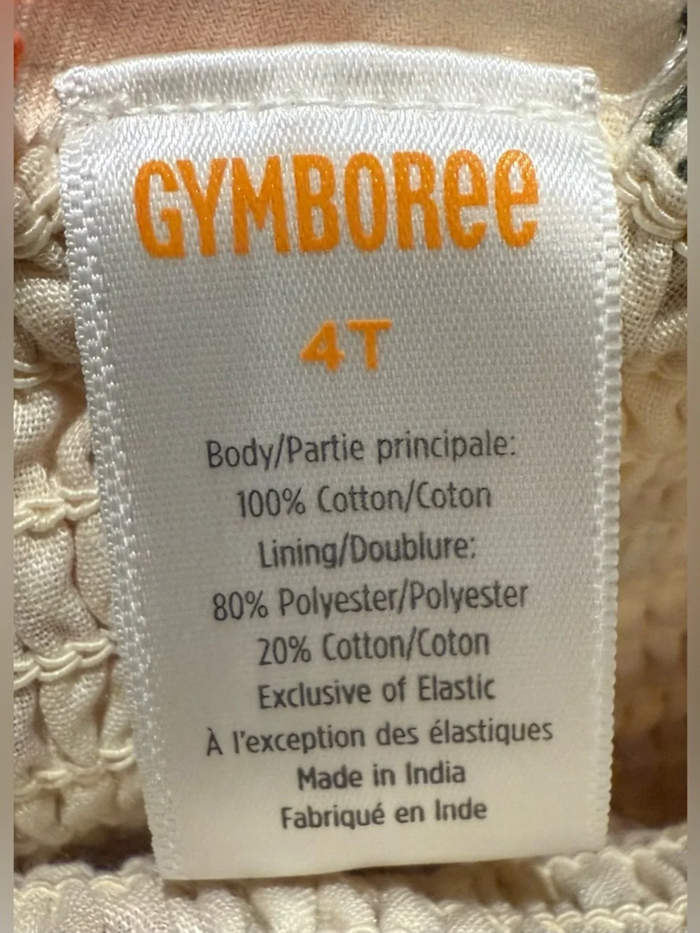 Gymboree Cream Cardigan with Floral & Butterfly Embroidery with Matching Dress